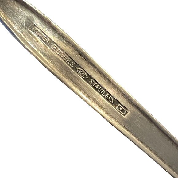 Rogers Ensenada Scroll Stainless Flatware Set 50 Pc‎ Service for 8 Vintage - Picture 10 of 12